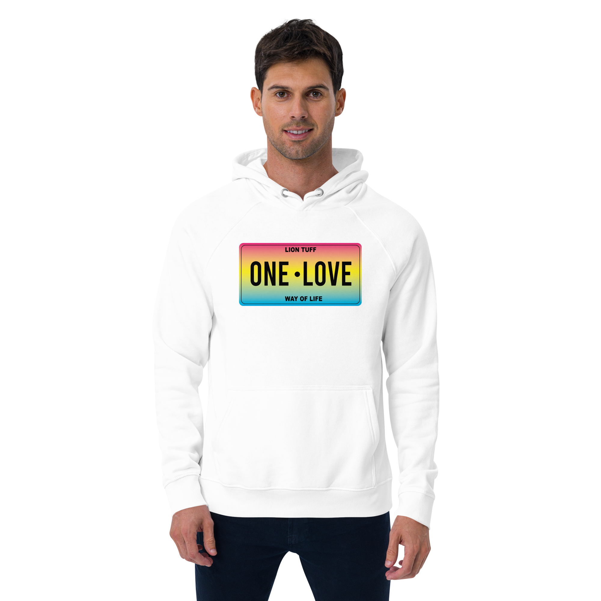 Unisex eco raglan hoodie