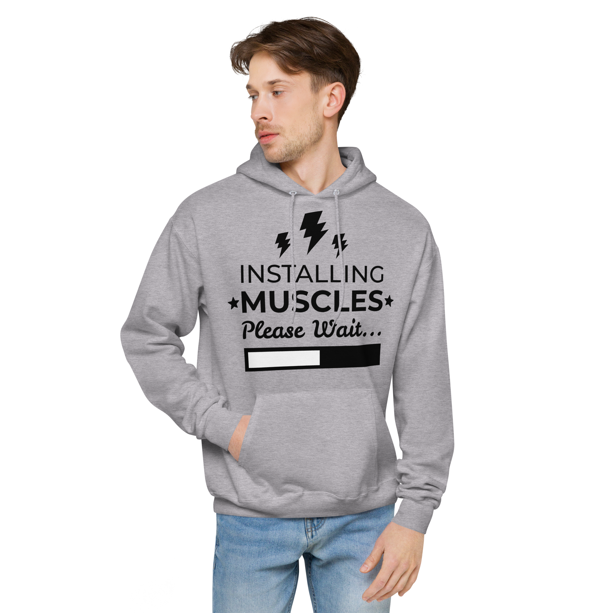 Installing Muscles Hoodie