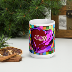 Amen Heart Mug