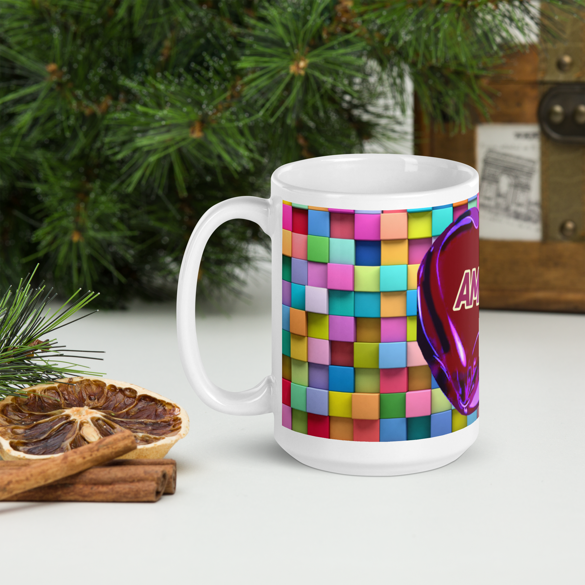 Amen Heart Mug